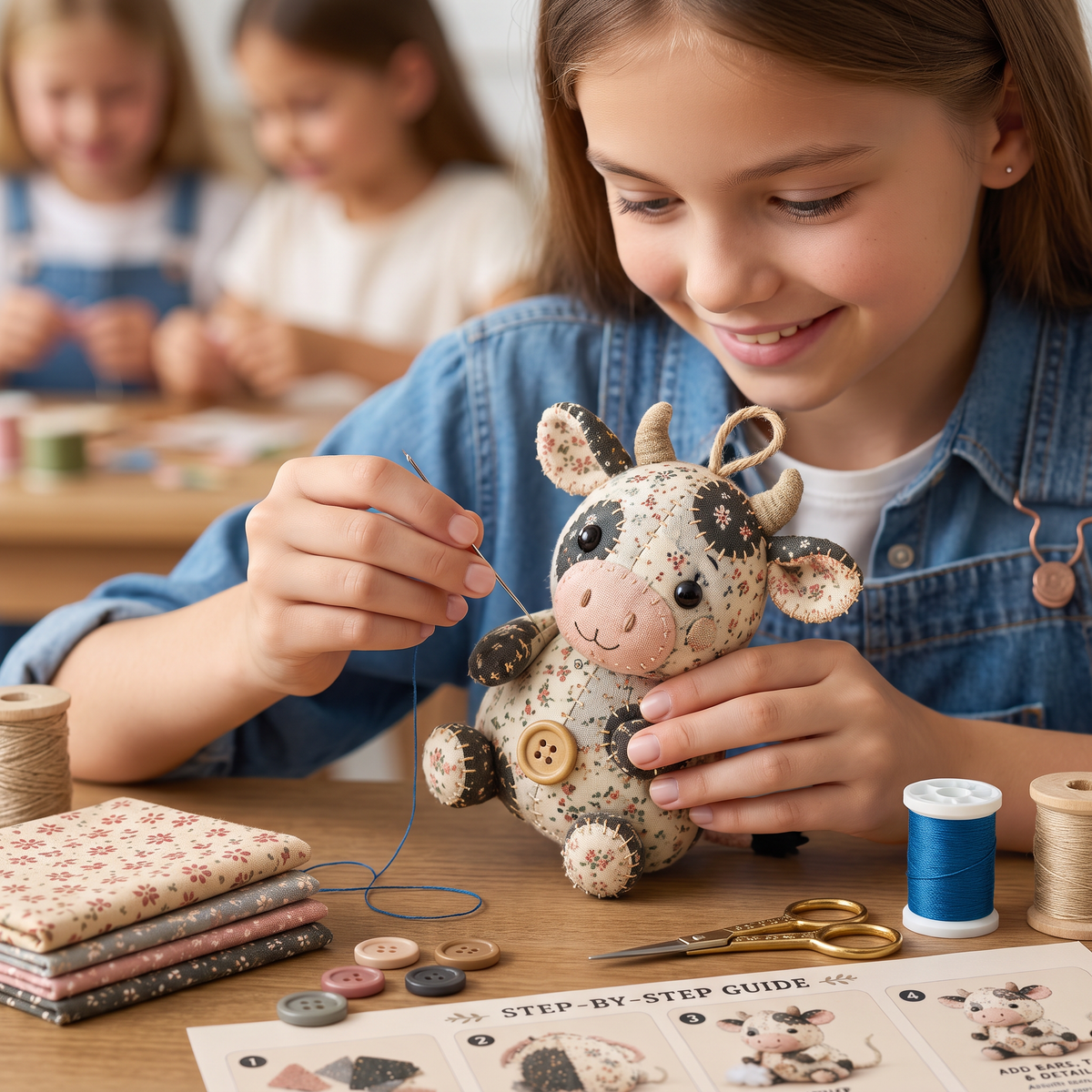 DIY-Naaiset voor Dieren – Knutselset voor Handgemaakte Stoffen Ornamenten