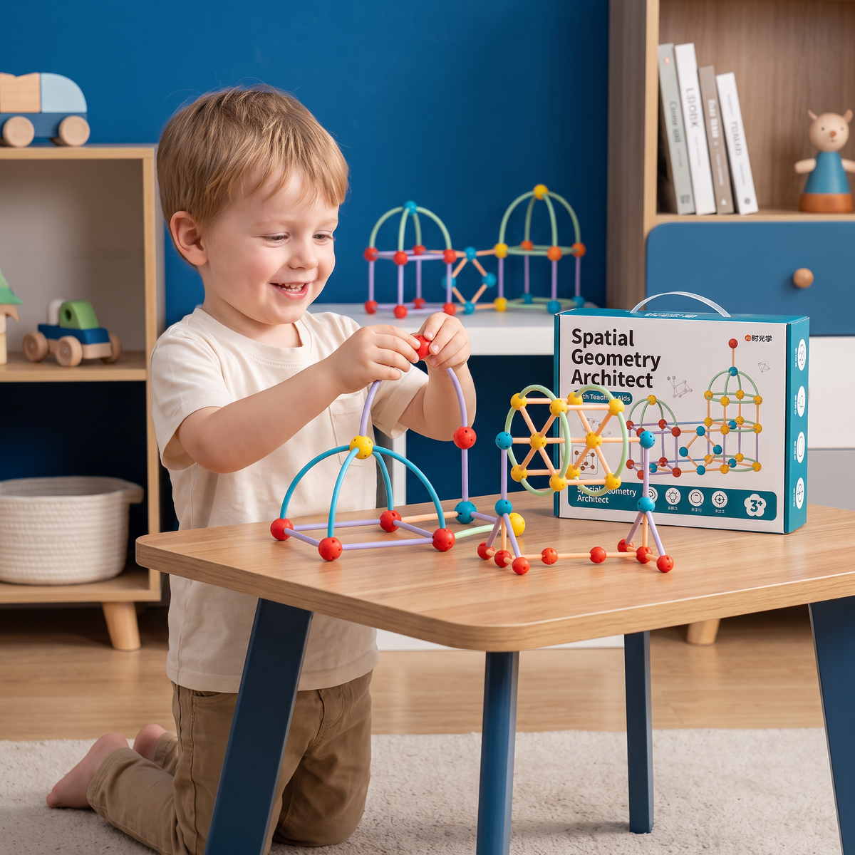 3D-geometrieset – Educatief speelgoed voor constructie en ruimtelijk denken