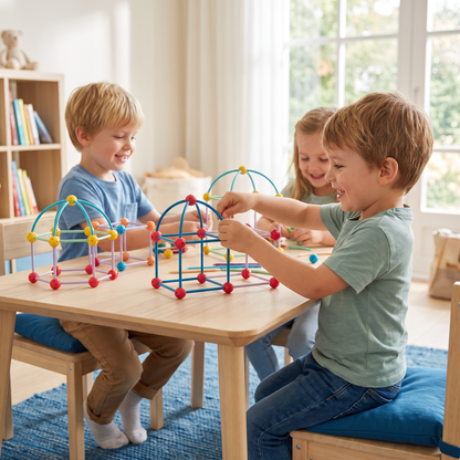 3D-geometrieset – Educatief speelgoed voor constructie en ruimtelijk denken