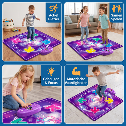 Interactieve Muzikale Dansmat met Ledverlichting voor Kinderen