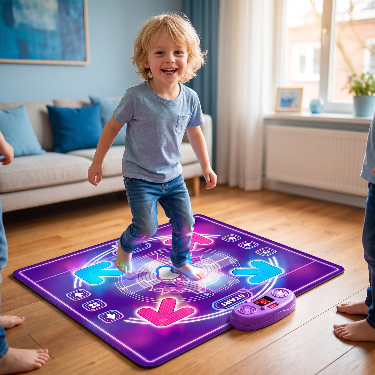 Interactieve Muzikale Dansmat met Ledverlichting voor Kinderen