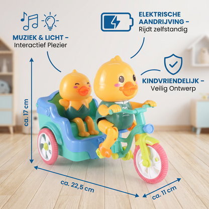 Elektrische dierentrike – Interactief rijspeelgoed met muziek en licht voor kinderen