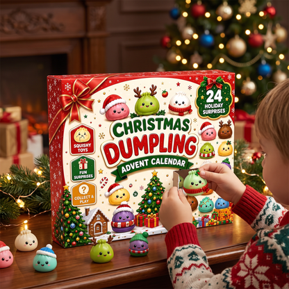 Mini-dumpling Squishy Speelgoed Adventskalender