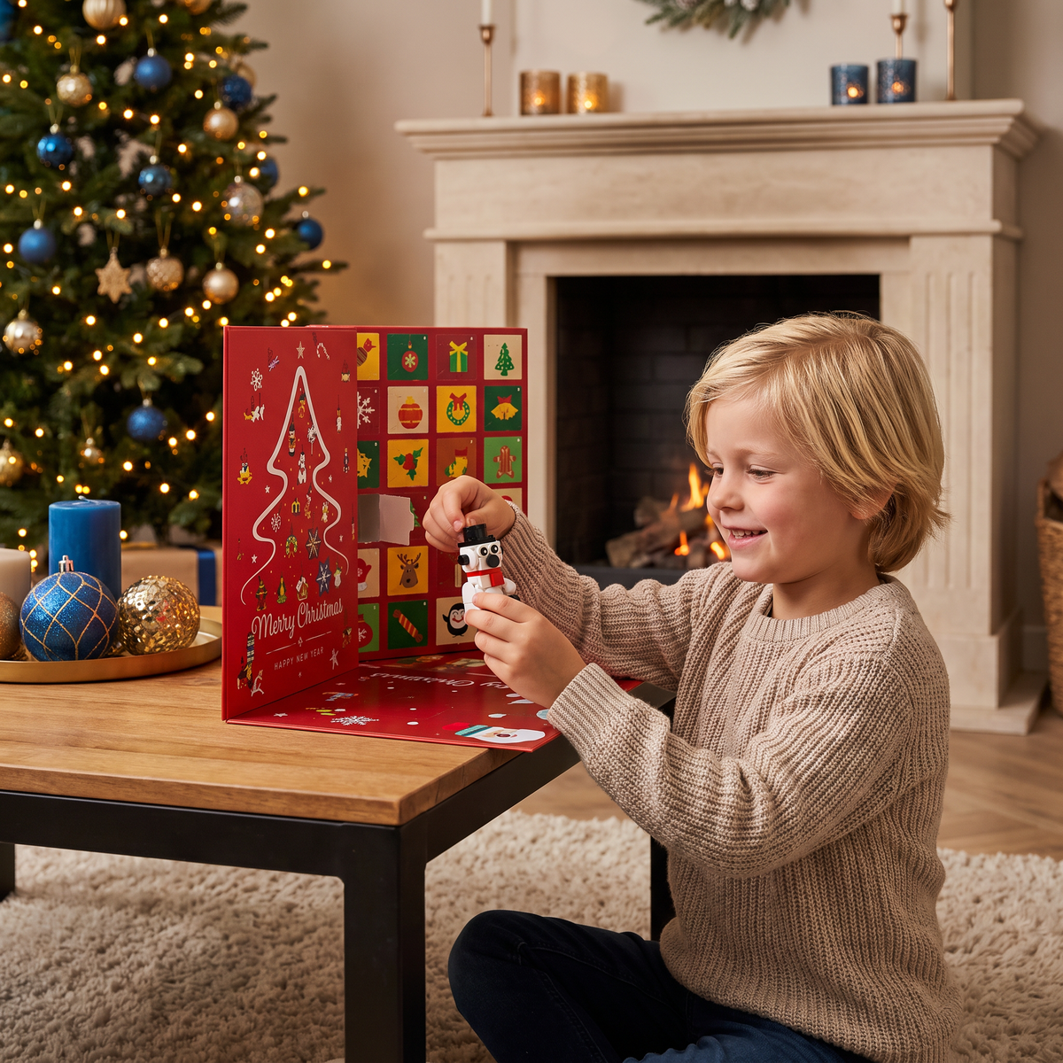 Kerstversiering Bouwstenen Adventskalender