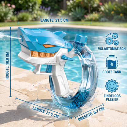 Elektrisch Haaienwaterpistool voor Kinderen – Volautomatisch Waterplezier voor Warme Zomerdagen