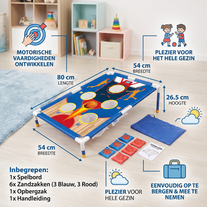 Zandzakken Werpspel Set – Indoor & Outdoor Familiespel