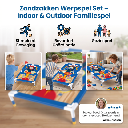 Zandzakken Werpspel Set – Indoor & Outdoor Familiespel
