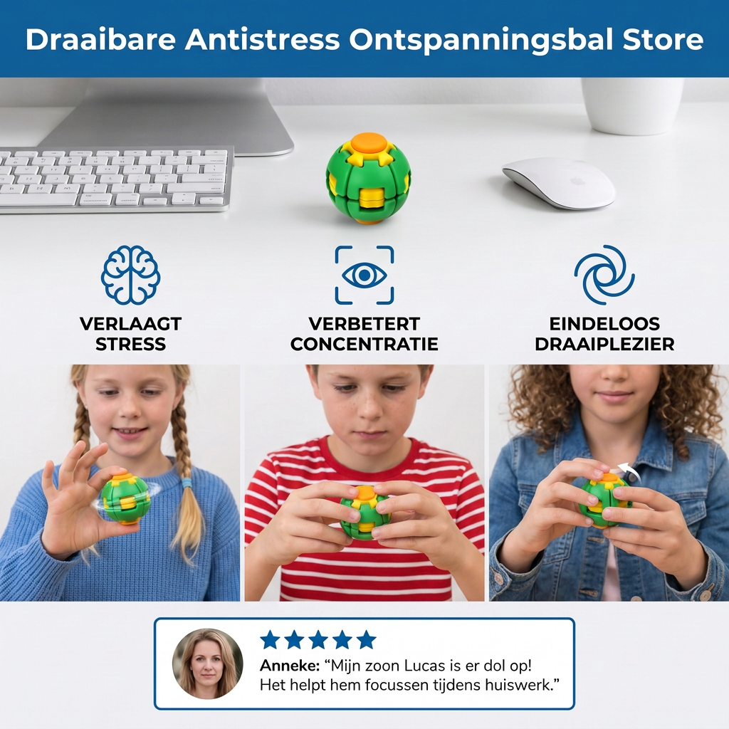 Draaibare Antistress Ontspanningsbal