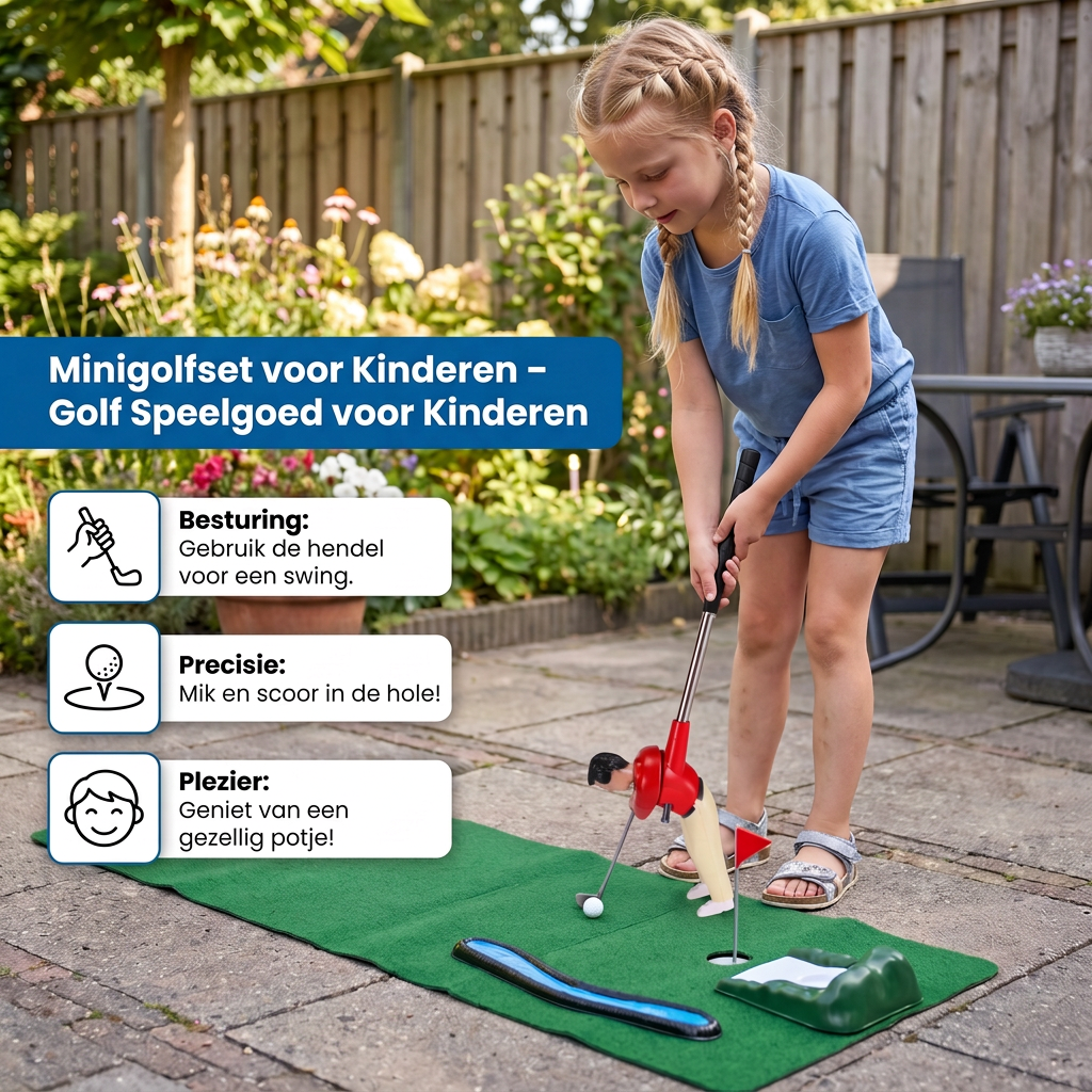Minigolfset voor Kinderen – Golf Speelgoed voor Kinderen