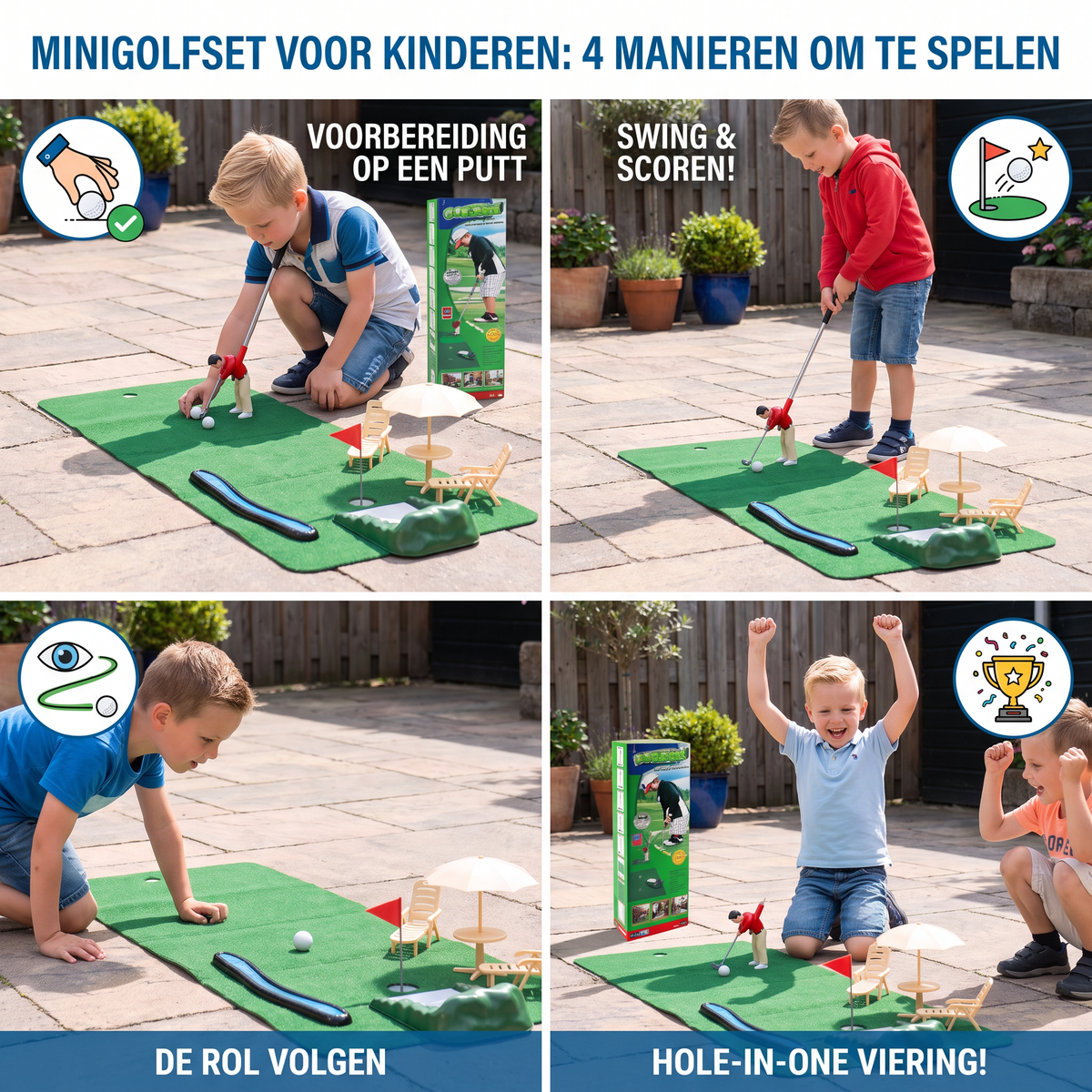 Minigolfset voor Kinderen – Golf Speelgoed voor Kinderen