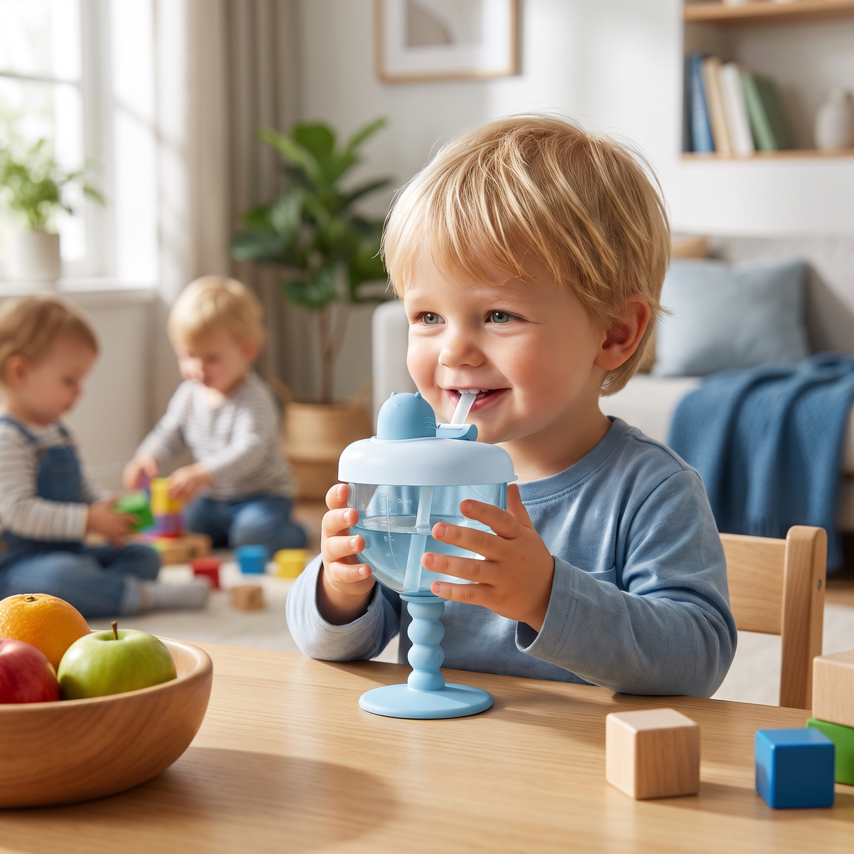 Lekvrije Baby Drinkbeker met Rietje