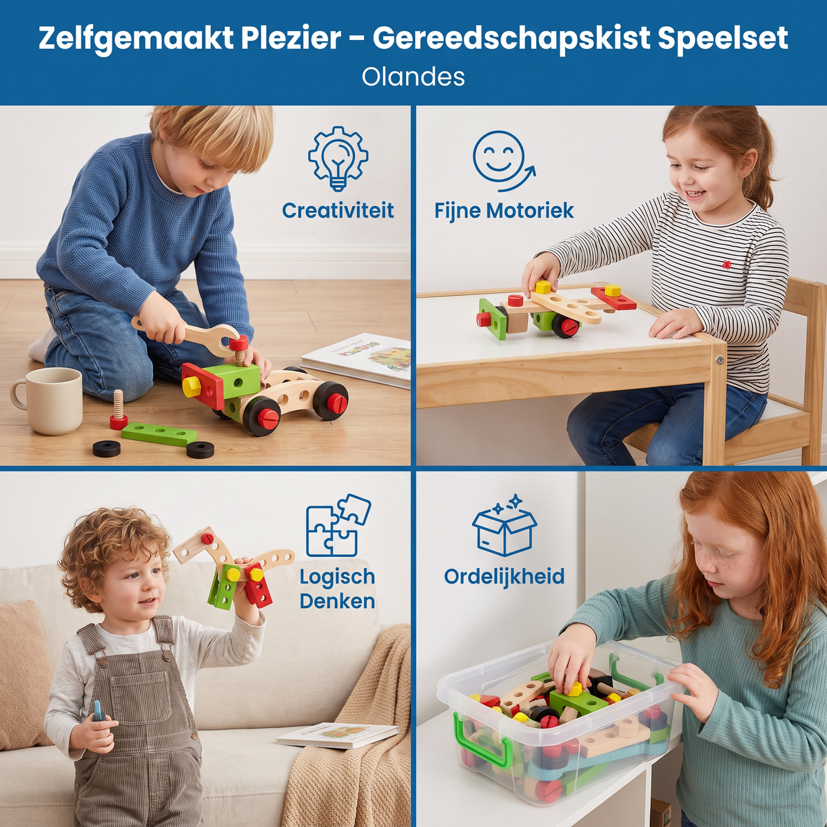 Zelfgemaakt Plezier – Gereedschapskist Speelset