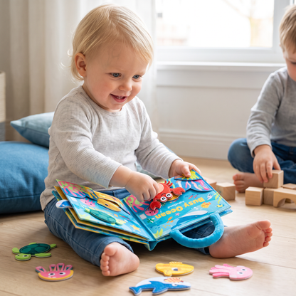 Montessori Voelboek met Zeedieren voor Spelenderwijs Leren