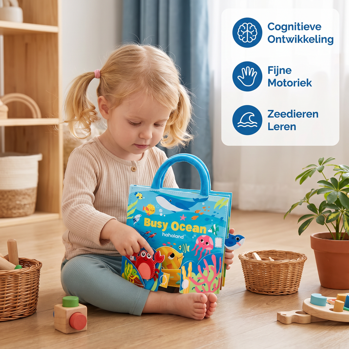 Montessori Voelboek met Zeedieren voor Spelenderwijs Leren
