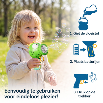 Schattige Automatische Bellenblaasmachine – Elektrische Bellenblazer voor Kinderen