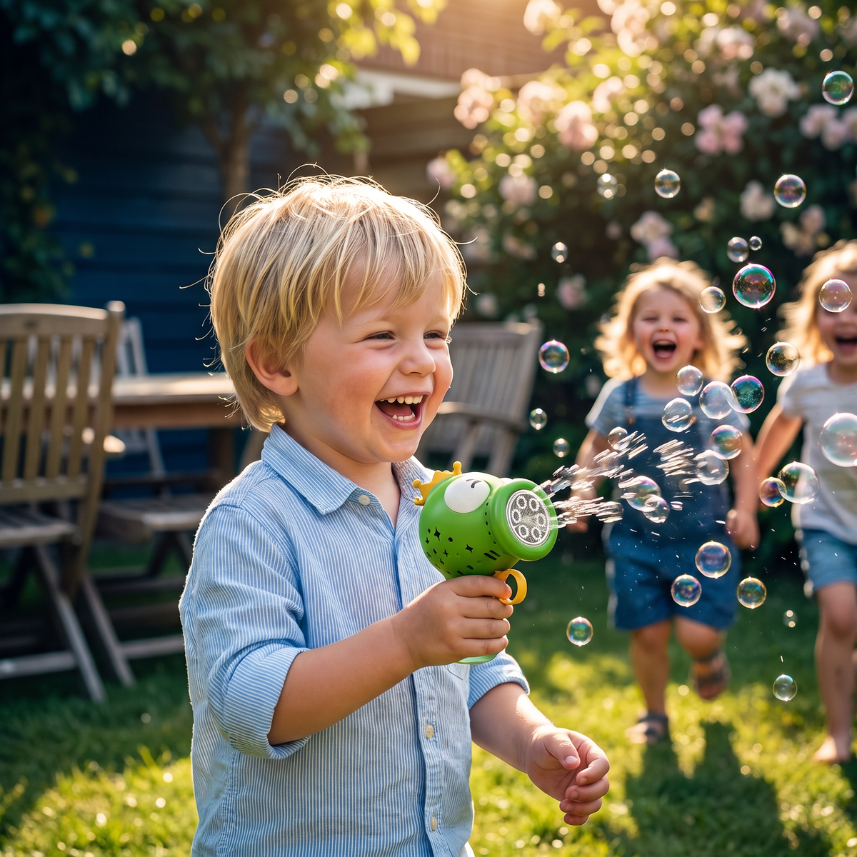 Schattige Automatische Bellenblaasmachine – Elektrische Bellenblazer voor Kinderen