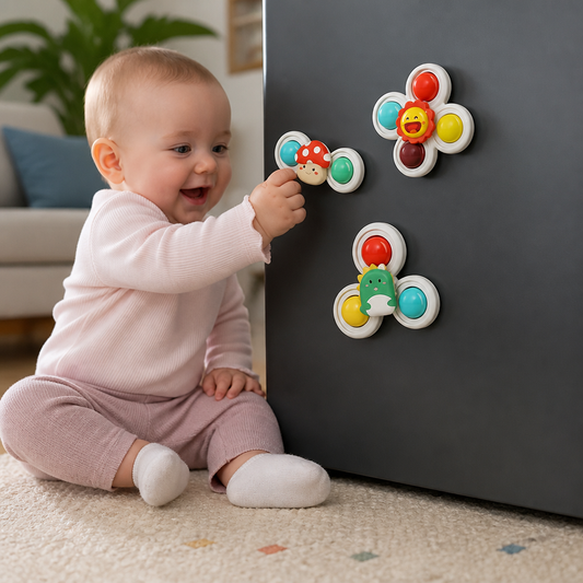 Schattig Zuignap Draaispeelgoed voor Baby’s 3-delige Set