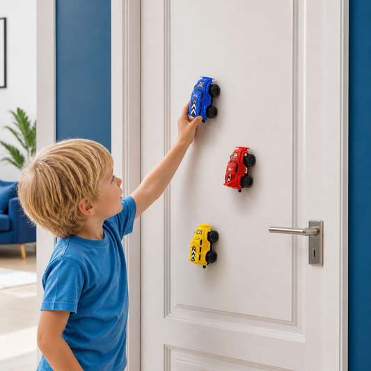 Magnetische Wandklimauto's