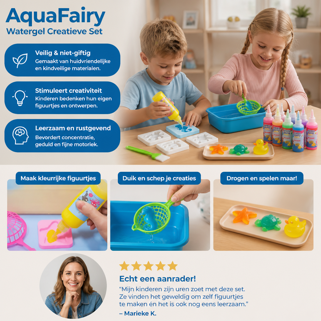 AquaFairy - Watergel Creatieve Set