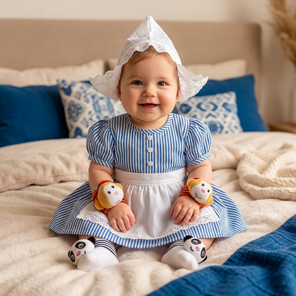 Sensorische Baby Plüschsokken en Armband