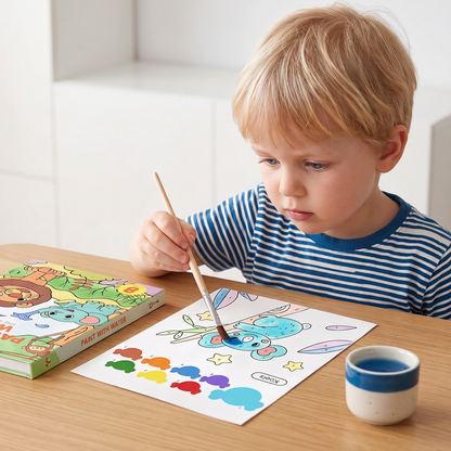 Aquarel Kleurboek met Penseel – Schoon Schilderplezier met Alleen Water