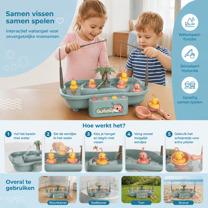 Interactief Visspel voor Kinderen – Waterspeelgoedset voor Gezamenlijk Speelplezier