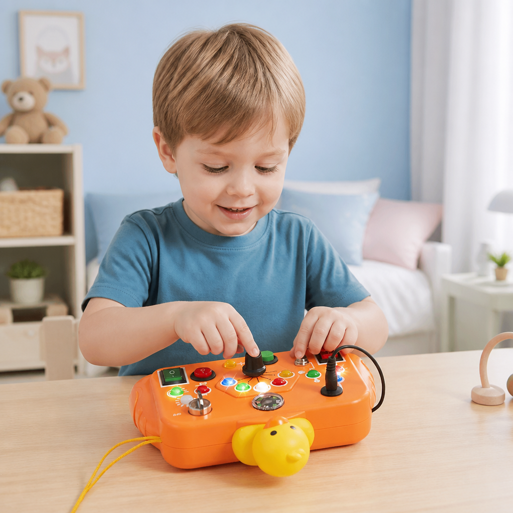 Montessori Activiteitenspeelgoed voor Kinderen – Leerspeelgoed ter Bevordering van Motoriek, Begrip & Creativiteit