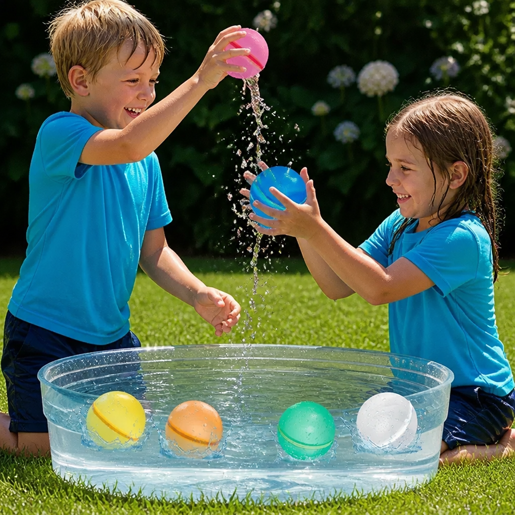 Herbruikbare Waterballonnen – Zelfsluitend & Siliconen