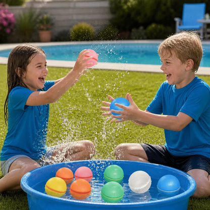 Herbruikbare Waterballonnen – Zelfsluitend & Siliconen