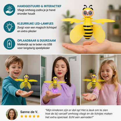 Met de hand bestuurd vliegend bijenspeelgoed met bewegingssensor & LED-lampjes