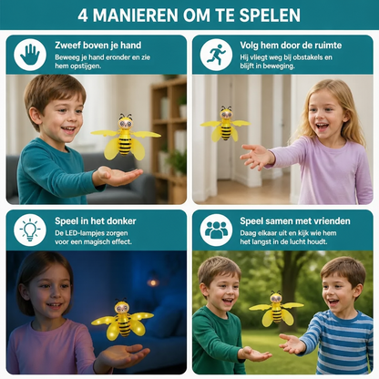 Met de hand bestuurd vliegend bijenspeelgoed met bewegingssensor & LED-lampjes