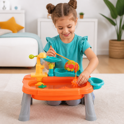 Ergonomisch Verhoogde Kinderkeuken met Elektrische Waterfunctie