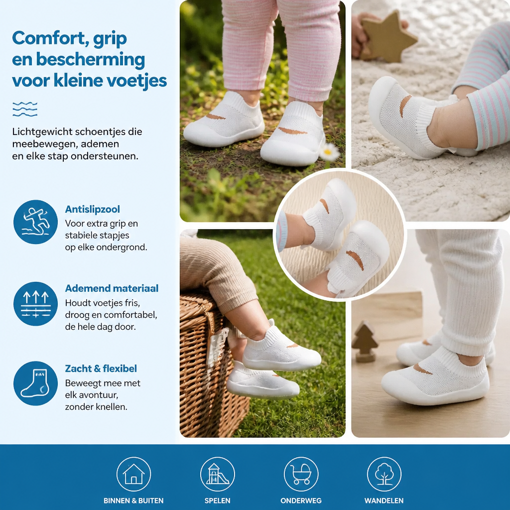 Zomerschoentjes voor Baby's met Antislipzool en Ademend Materiaal