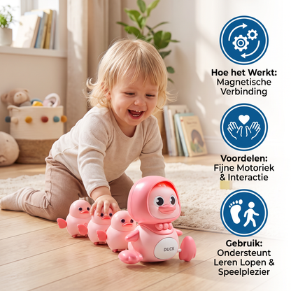 Watselende eendenfamilie – kinderspeelgoed