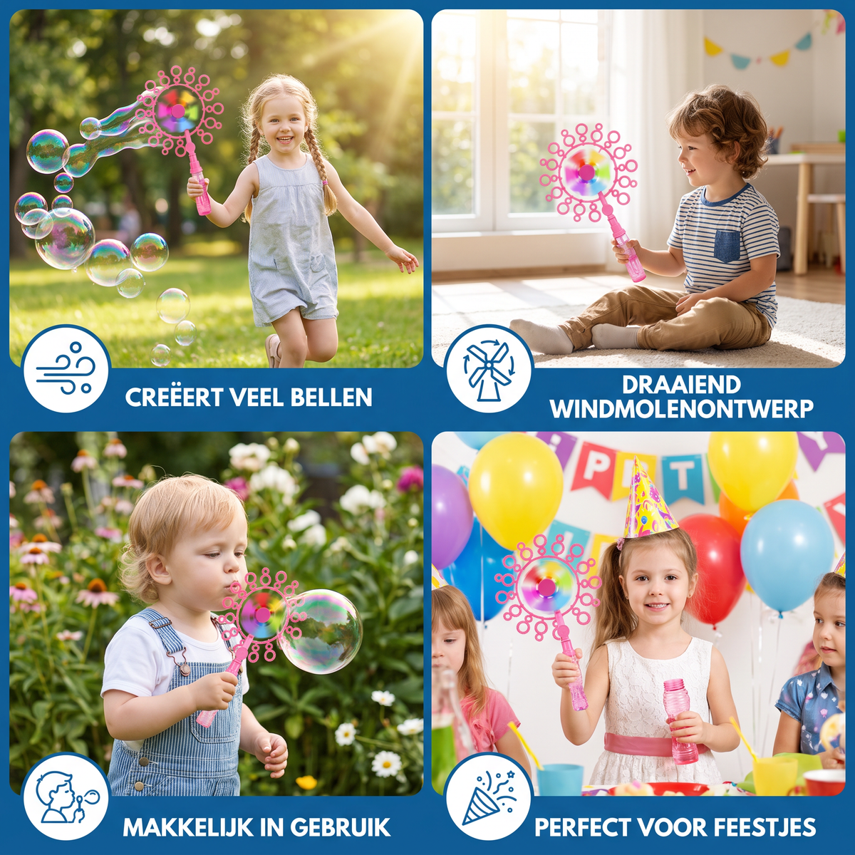 Bellenblaas Speelgoedset Voor Kinderen Met Windmolenontwerp Voor Speelplezier