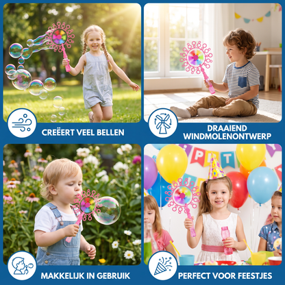 Bellenblaas Speelgoedset Voor Kinderen Met Windmolenontwerp Voor Speelplezier