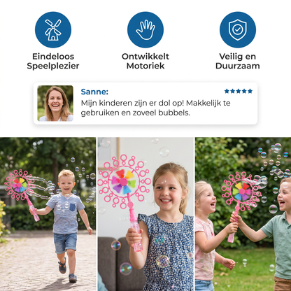 Bellenblaas Speelgoedset Voor Kinderen Met Windmolenontwerp Voor Speelplezier
