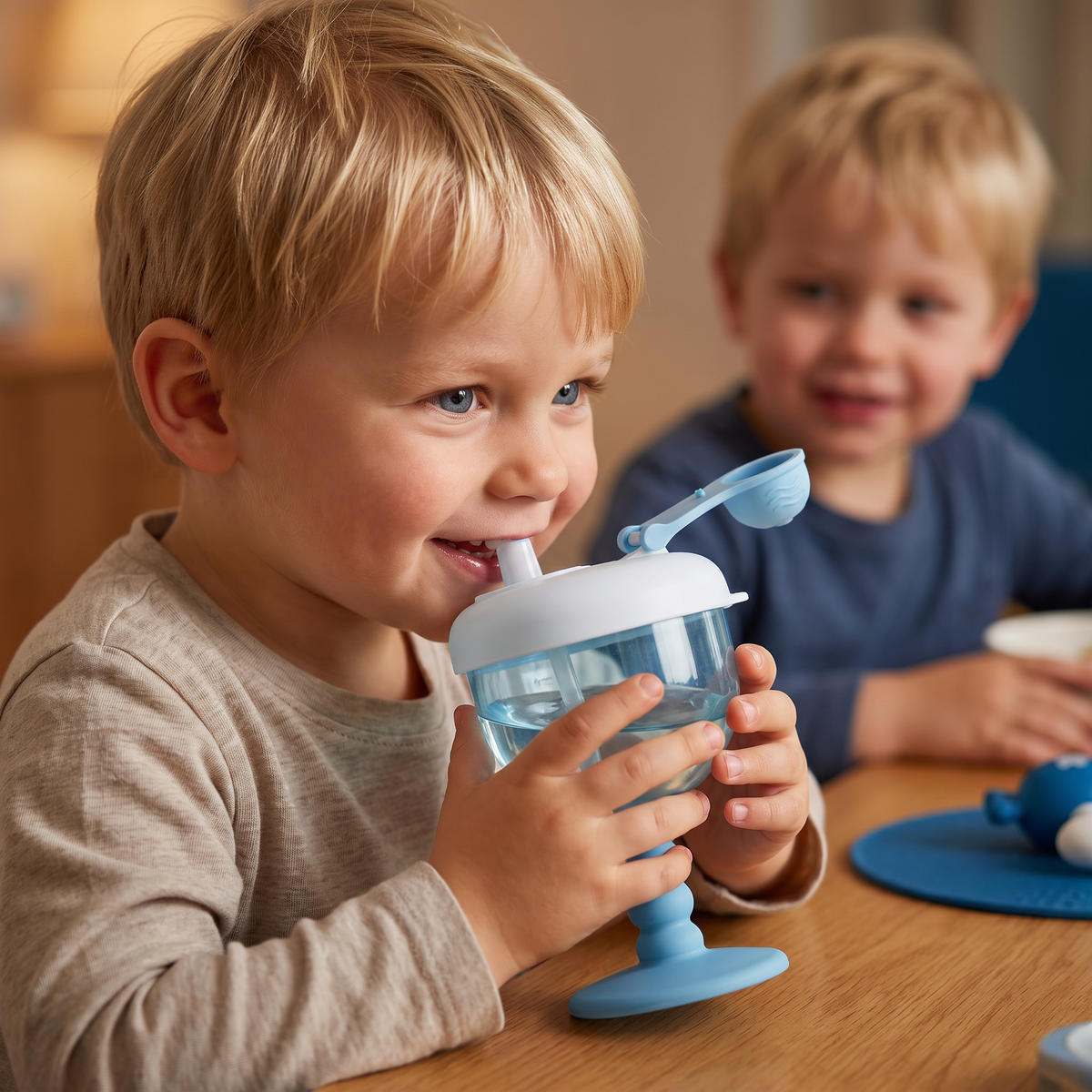 Lekvrije Baby Drinkbeker met Rietje
