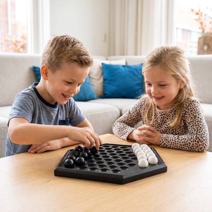 Push-Chess Familiestrategiespel – Interactief Logica- & Denkspel Voor Kinderen