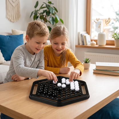 Push-Chess Familiestrategiespel – Interactief Logica- & Denkspel Voor Kinderen