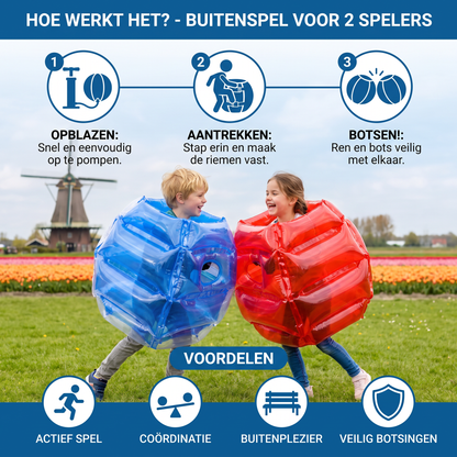 Opblaasbare Bumper Ball-pakken voor Kinderen – Buitenspel voor 2 Spelers
