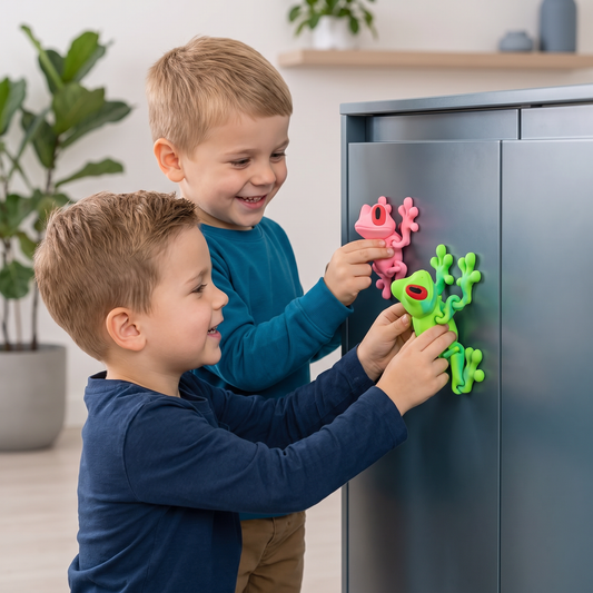 3D-geprint magnetisch flexibel kikker-fidgetspeelgoed
