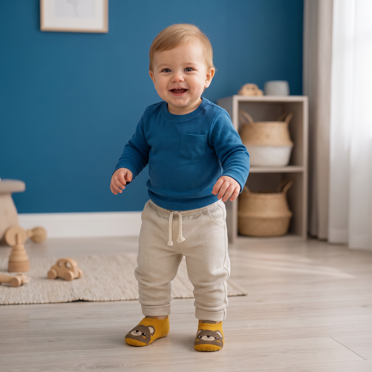 Antislip Cartoon-Sokjes voor Baby's & Peuters