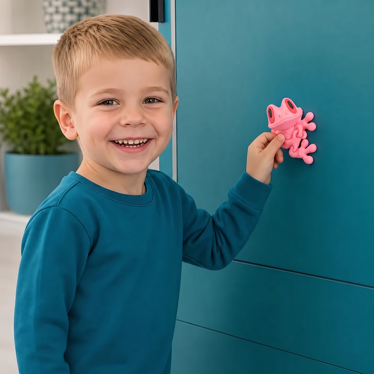 3D-geprint magnetisch flexibel kikker-fidgetspeelgoed