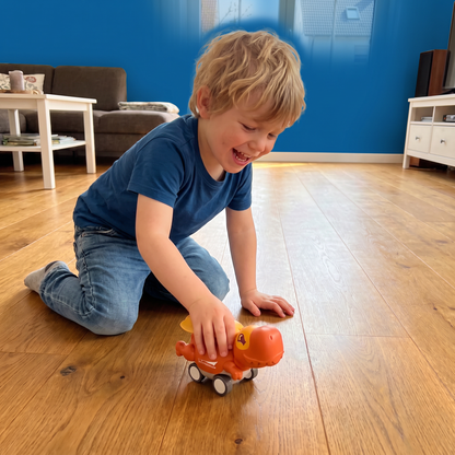 Duw-En-Rijd-Dinoauto's – Rollende Dinosaurusspeelgoedauto's Voor Kinderen