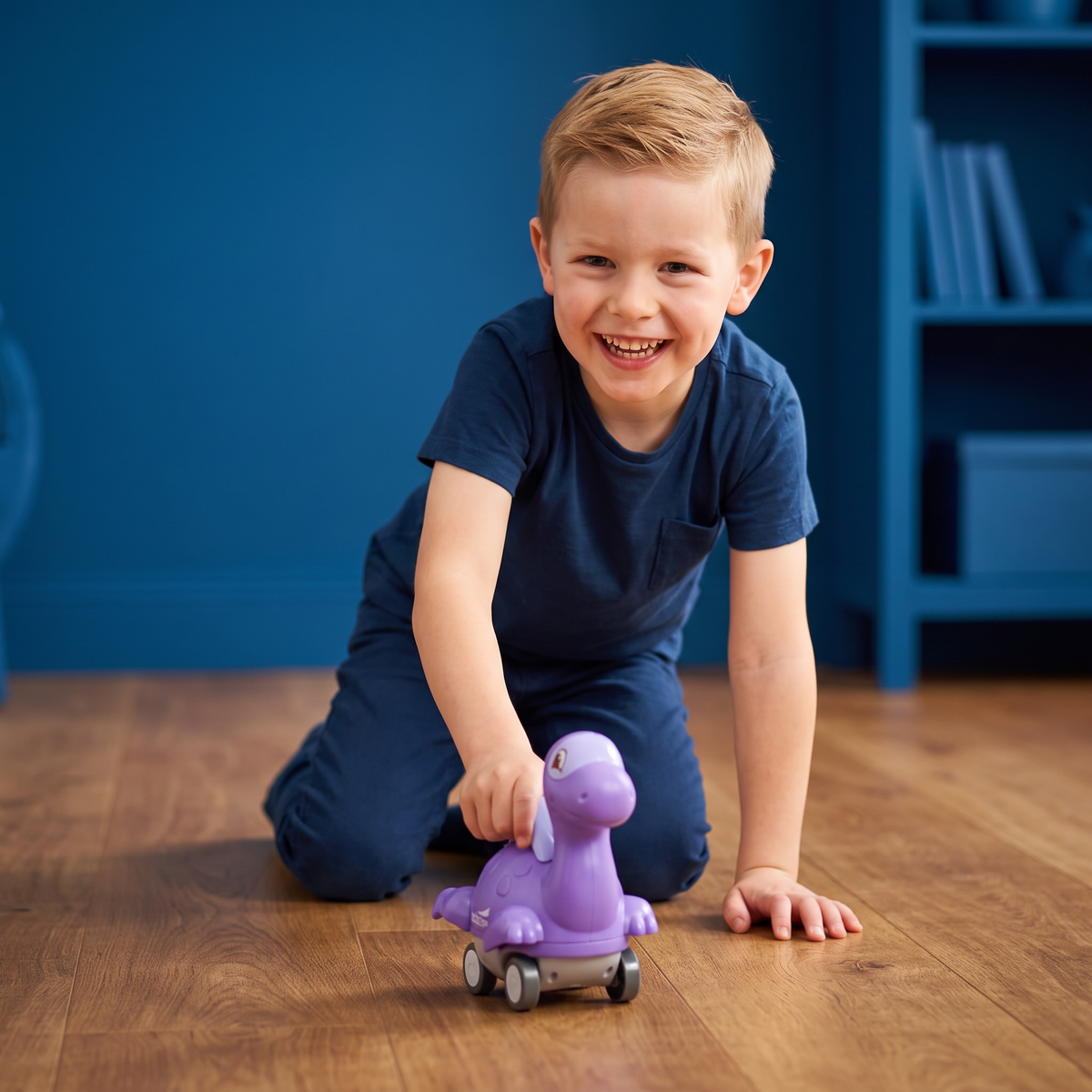 Duw-En-Rijd-Dinoauto's – Rollende Dinosaurusspeelgoedauto's Voor Kinderen