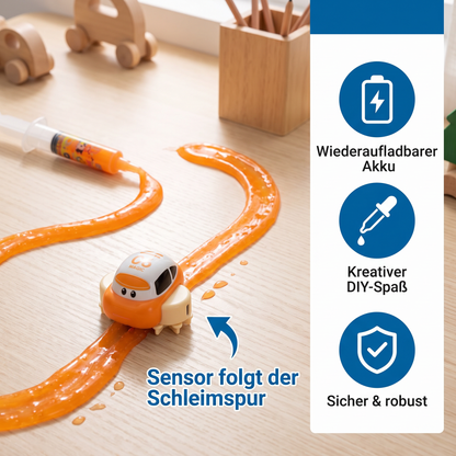 Magische Slime-Racebaan Set – DIY-Avontuur Met Elektrische Auto's