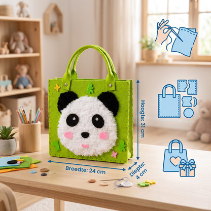 DIY-Pluchen Tassen Knutselset Voor Kinderen