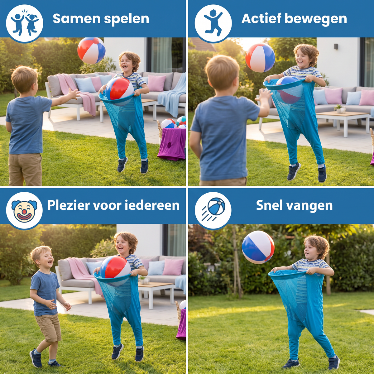 Clown Waterslang Vangbal Familiespel