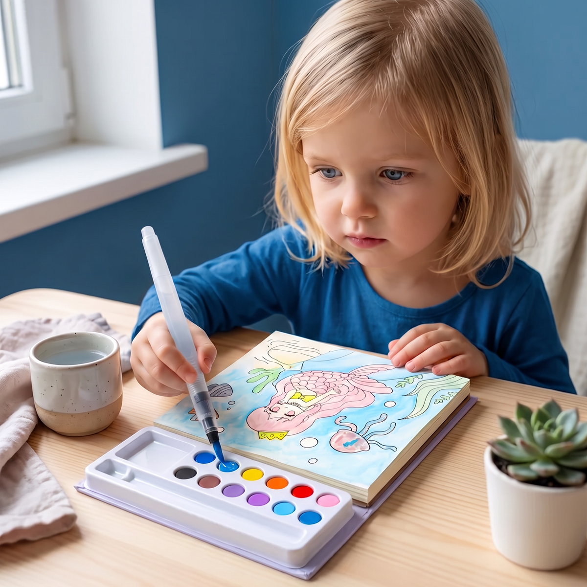 Alles-in-één Aquarelverfboek